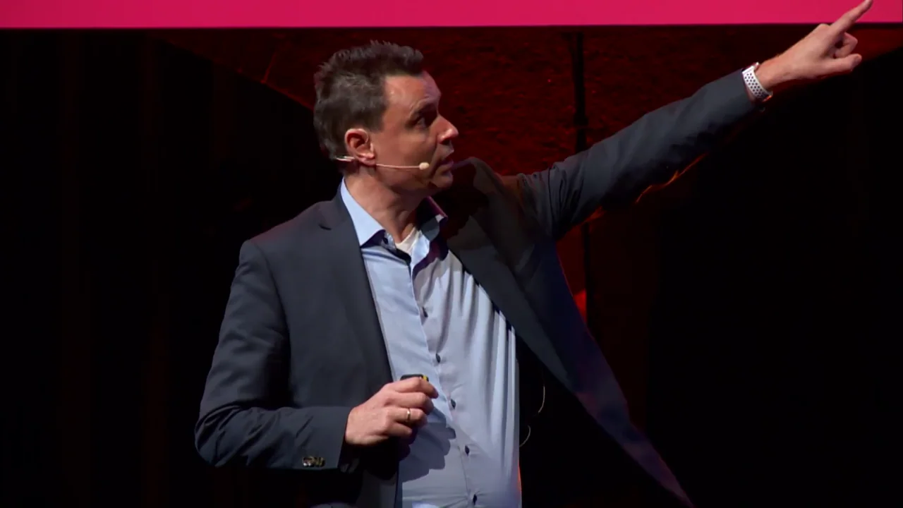 Andre Buren on stage — The Architect of Hyper-Scale, building the first Agentic AI unicorn in property